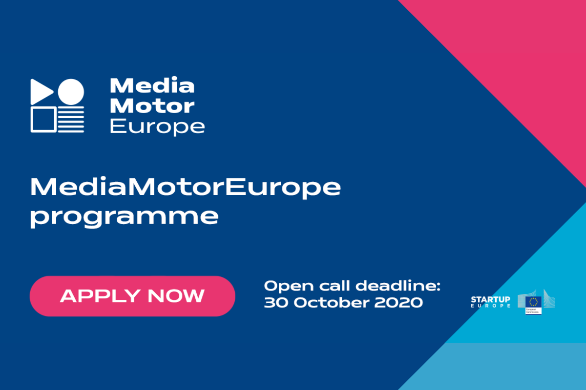 MediaMotorEurope – Open Call for media industry disruptors!