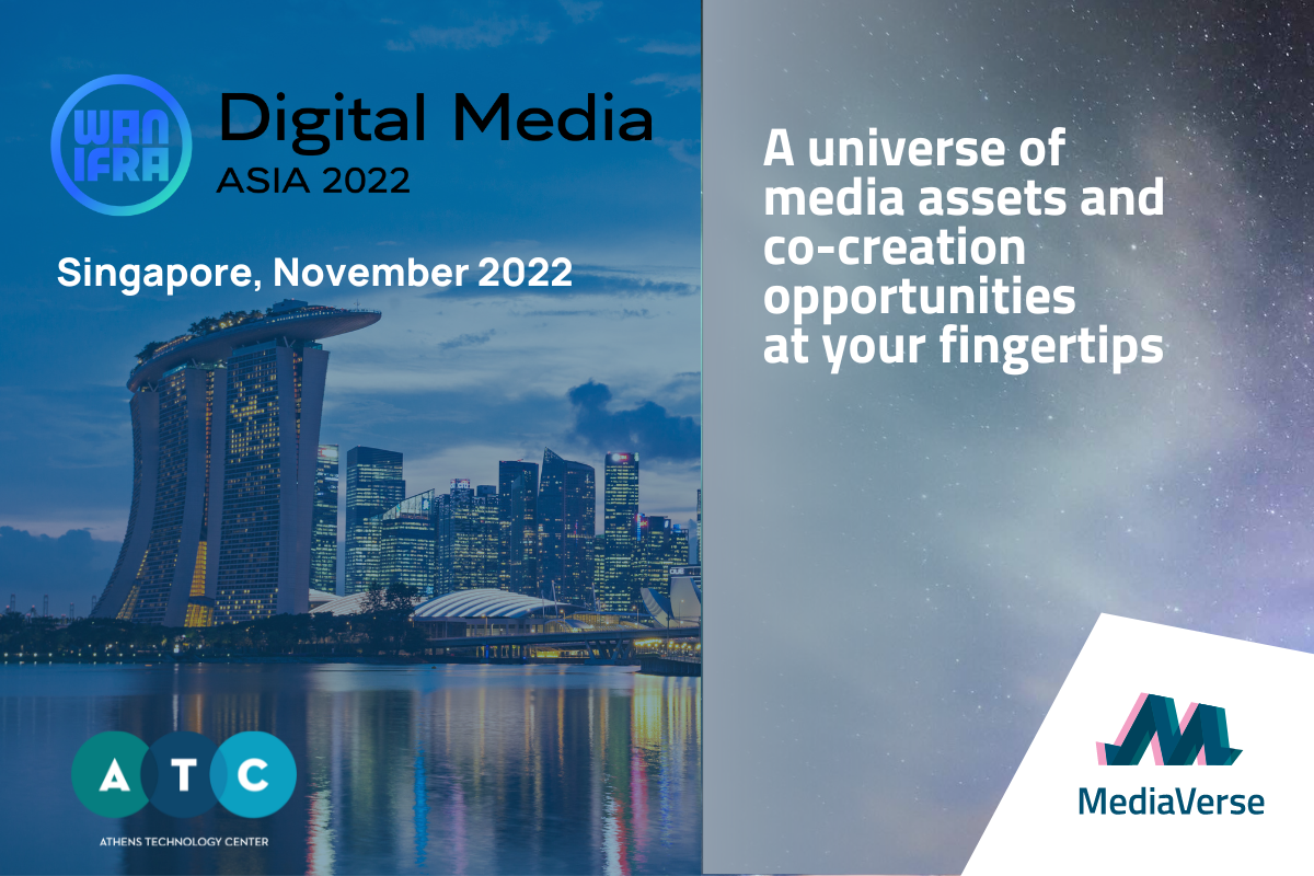 MediaVerse project travels in Singapore during Digital Media Asia 2022