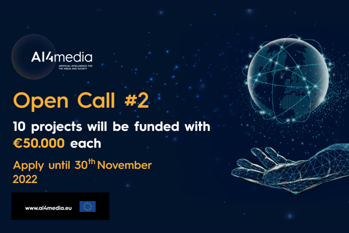 Apply now to the AI4Media – Open Call #2!